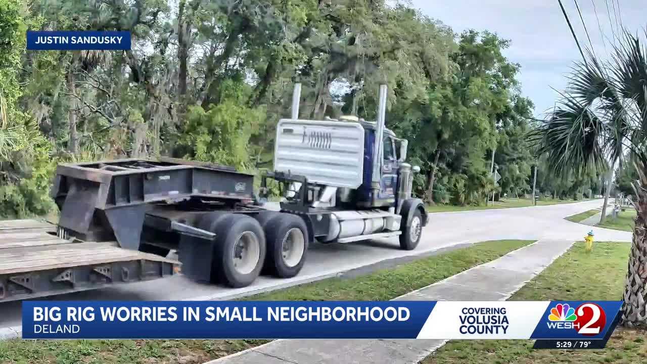 DeLand-area neighbors raise concerns about truck traffic on Marsh Road — WESH 2 Orlando, Carrollton Real Estate news