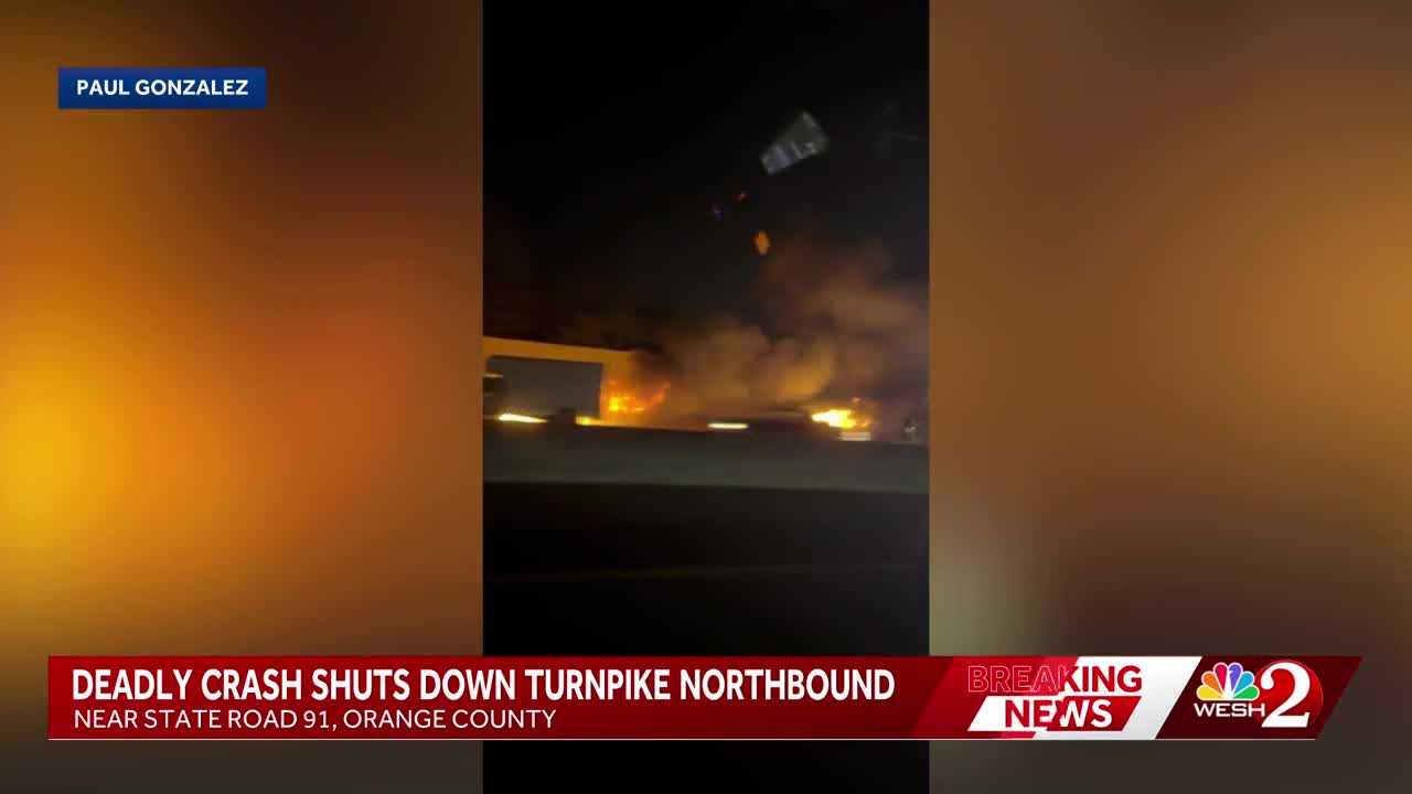 Six killed in fiery crash on Florida’s Turnpike in Orange County, troopers say — WESH 2 Orlando, Carrollton Community news