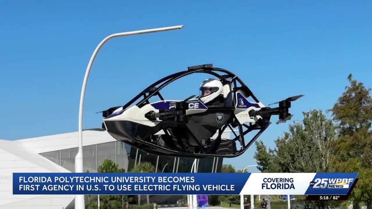 Florida Polytechnic University develops electric flying vehicle for police emergencies — WPBF West Palm Beach, Carrollton Community news