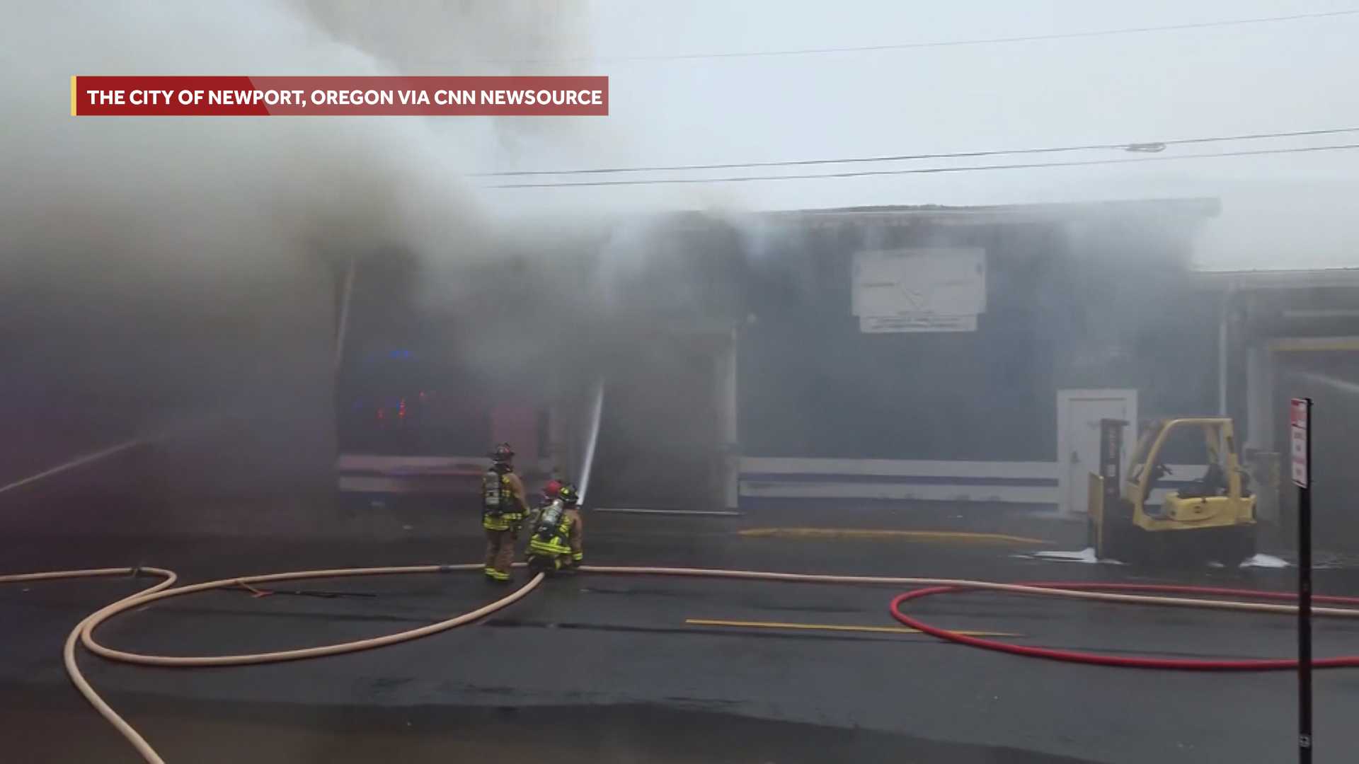 Possible ammonia contamination prompts evacuations after Oregon seafood plant fire, officials say — WESH 2 Orlando, Carrollton Schools news