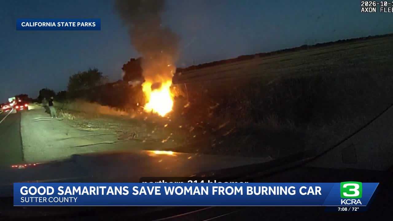 Officers rescue woman from burning car — WISN 12 Milwaukee, Carrollton Community news
